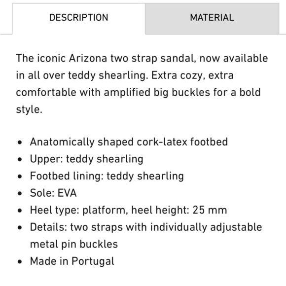 Birkenstock Arizona Big Buckle Shearling Size 7 NWT - Picture 4 of 16